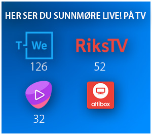 Her ser du oss på tv