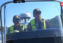 Slik patruljerer politiet fjorden